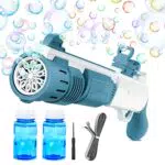Seifenblasenpistole für Kinder, Seifenblasenmaschine mit auslaufsicherem 360 Design