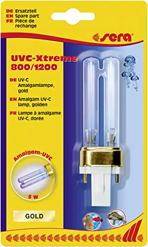 Sera Amalgam UVC Lampe 5W Gold - UVC-Xtreme 800+1200