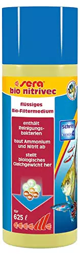 Sera Bio nitrivec 250 ml, Flüssigfiltermedium gegen Ammonium und Nitrit