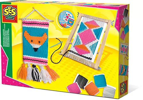 SES creative 14103 Wandschmuck weben, Blau