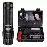 Shadowhawk Taschenlampe Led 15000 lumen, Extrem Hell Aufladbar Taschenlampen