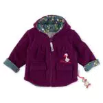 Sigikid Baby-Mädchen Kapuze Fleecejacke, lila, 86
