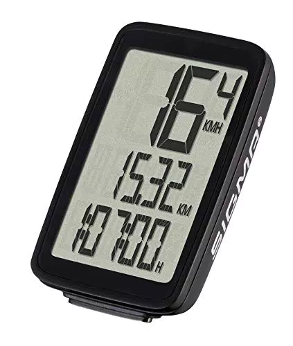 Sigma Sport Fahrrad Computer Pure 1, 4 Funktionen, Großes Display