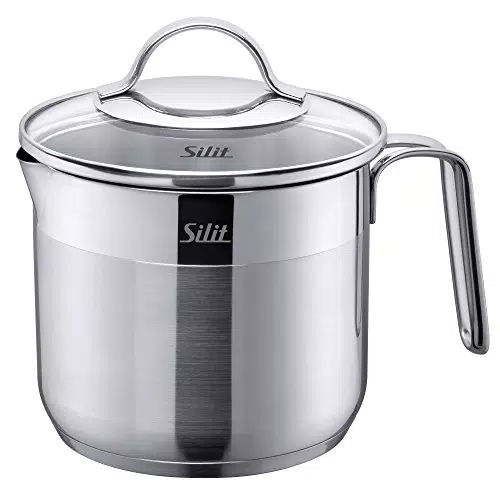 Silit Achat Milchtopf Induktion mit Glasdeckel 14 cm