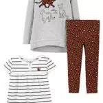 Simple Joys by Carter's Baby Mädchen 3-Piece Assorted Playwear Spielbekleidungs-Set