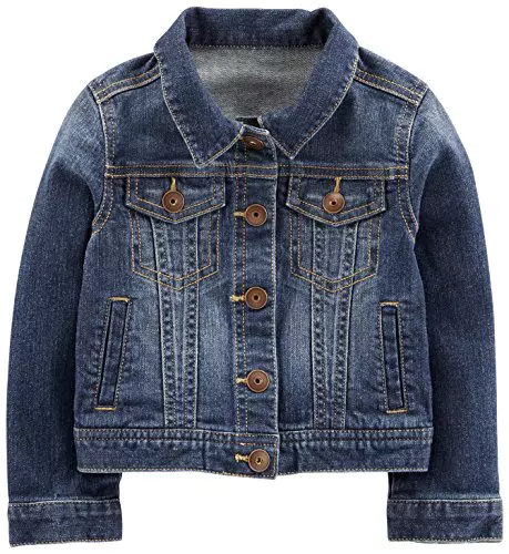 Simple Joys by Carter's Baby-Mädchen Denim Jacket Leichte Baumwolljacke