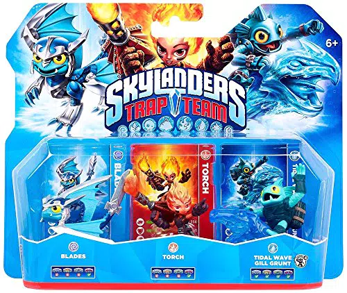 Skylanders Trap Team - Triple Pack - Blades, Tidal Wave Gill Grunt