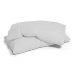 SLEEPWISE 2er Set Premium Kissenbezug 40 x 80 cm, ÖKO-TEX Kopfkissenbezug mit verdecktem Reißverschluss