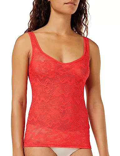 sloggi Damen GO Allround Lace Shirt Hemd 01, Campari