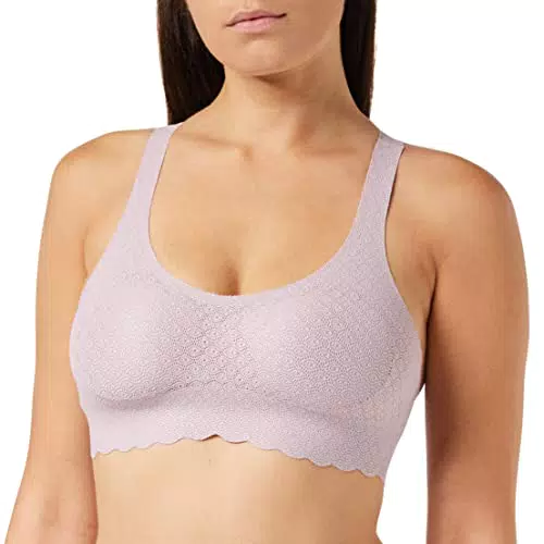 sloggi Damen ZERO Feel Lace Top Bustier, Lilac Orchidee