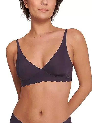 sloggi Damen Zero Microfibre 2.0 Soft Bra BH, Blueberry