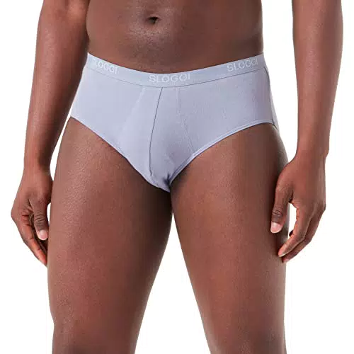 Sloggi Herren Basic Midi, Morandi Grey, 4