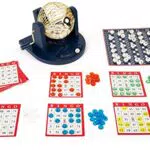 small foot Bingo Spiel Set, mit Bingotrommel und Zubehör