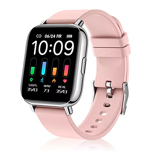 Smartwatch, 1.69 Zoll Touch-Farbdisplay Smart Watch mit Pulsmesser Schlafmonitor