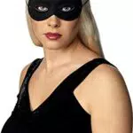 Smiffy's - Halbmaske schwarz