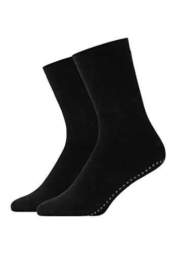 Snocks 2er Pack Stoppersocken Yoga Socken Damen 39-42 Pilates Haussocken Damen Yogasocken ABS Socken Damen Schwarz 39-42 Antirutschsocken Damen Rutschfeste Socken mit Noppen