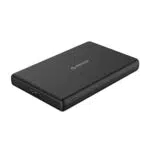 SOLUSTRE Externe Festplatte nkoffer Schwarz Festplattenkoffer- Festplattengehäuse für 2. 5- Zoll- III- HDD