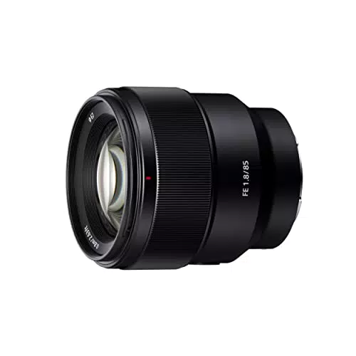 Sony SEL-85F18 Porträt Objektiv schwarz