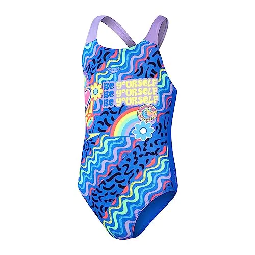 Speedo Mädchen Girls Digital Placement Splashback Badeanzug