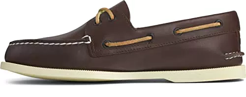 Sperry Herren A/O 2-eye Lea. Klasyczny brązowy Bootsschuhe