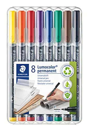 STAEDTLER permanenter Universalstift Lumocolor, wisch- und wasserfest