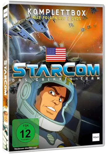 StarCom: Das Galaxis-Team - Komplettbox mit allen Folgen - Science-Fiction Animations-Serie mit 80er Weltraum Action