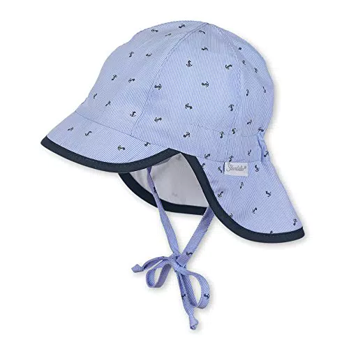 Sterntaler Baby Jungen Schirmmütze M. Nackenschutz Kappe