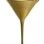 Stölzle Lausitz Cocktailschale Elements 240ml I Martini Gläser 6er Set I Gold I Cocktailgläser spülmaschinenfest & bruchsicher I hochwertiges Kristallglas I Martinigläser