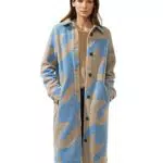 STREET ONE Damen A201872 Langmantel, Arctic Blue, 44