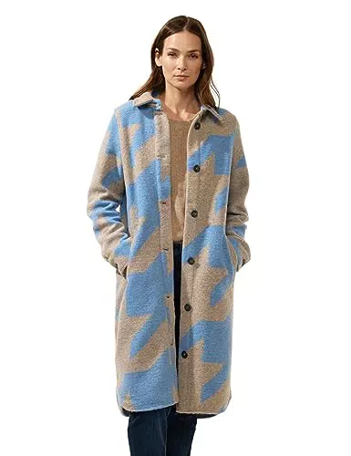 STREET ONE Damen A201872 Langmantel, Arctic Blue, 44