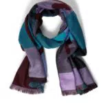 STREET ONE Damen A572251 Schal Kariert, plummy Wine