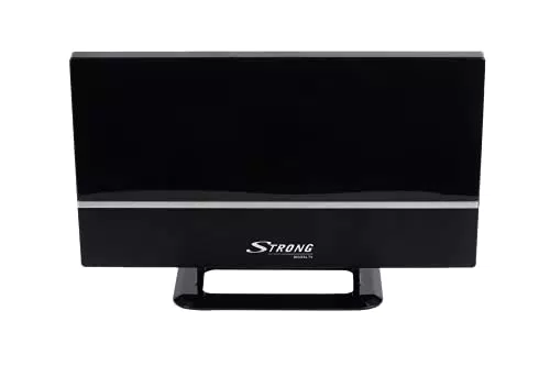 STRONG SRT ANT 30 Zimmerantenne DVB-T2, DVB-T, horizontaler und vertikaler Empfang durch universellen Antennenständer