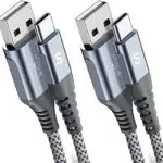 sweguard USB C Kabel 3.1A Schnellladung, Ladekabel USB C Nylon Type C Kabel für Samsung Galaxy S23 S22 S21 S20 S10 Plus/Ultra/FE
