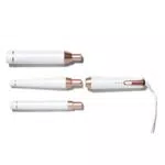 T3 Whirl Trio-Stylingstab mit 3 austauschbaren Aufsätzen und 5 Temperaturstufen Inklusive geradem Aufsatz mit 25 mm