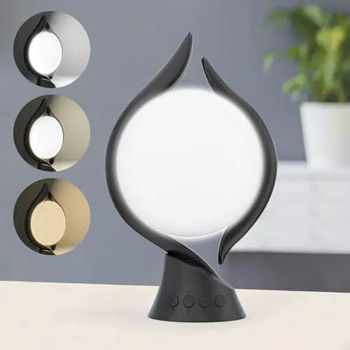 Tageslichtlampe, 10000 Lux Lichttherapielampe mit simuliertem Sonnenlicht