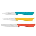 Tefal K273S3 Colorfood Messerset 3-teilig, Universalmesser /Schälmesser gezahnt