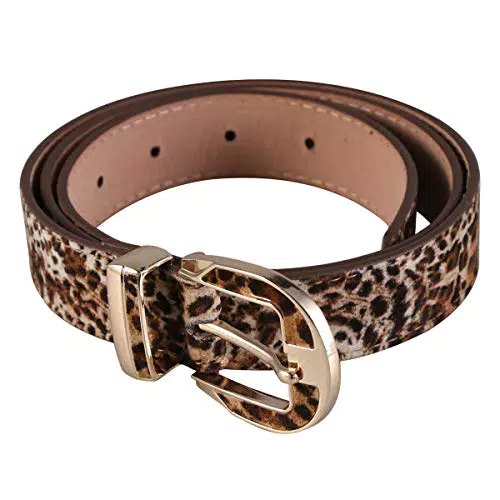 TENDYCOCO Frau leopardenmuster leder gürtel modische allgleiches gürtel für frauen dame weiblich