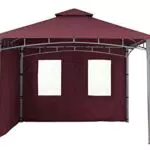 tepro Seitenteilset für Pavillon Lehua und Pavillon Waya burgund