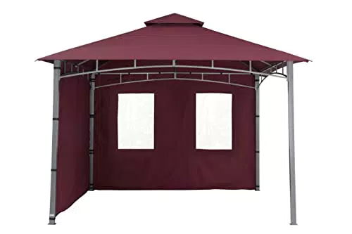 tepro Seitenteilset für Pavillon Lehua und Pavillon Waya burgund