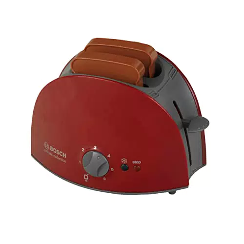 Theo Klein 9578 Bosch Toaster I Mit mechanischer Toastfunktion I Inklusive 2 Scheiben Spielzeugtoast I Maße: 15 cm x 12 cm 10
