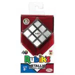 ThinkFun - 76430 - Rubiks Cube Metallic - Der Klassiker