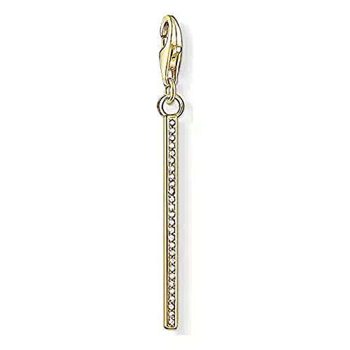 Thomas Sabo Damen-Anhänger Vertical Bar gold 925 Sterling Silber 1577-414-14
