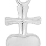 Thomas Sabo Damen Charm-Anhänger Kreuz Herz Anker Glaube Liebe Hoffnung Charm Club 925 Sterling Silber 0083-001-12