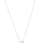 THOMAS SABO Damen Kette Schloss mit Schlüssel 925 Sterlingsilber KE2122-051-14-L45V