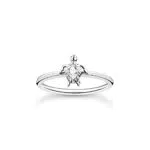 THOMAS SABO Damen Ring Schildkröte Silber 925 Sterlingsilber TR2401-051-14
