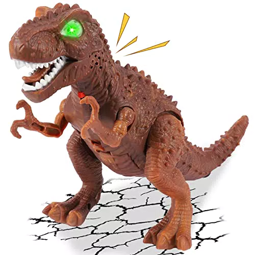 TOEY PLAY Dinosaurier Spielzeug ab 3 4 5 6 Jahre, Gehen Tyrannosaurus Rex Dinosaurier Figuren