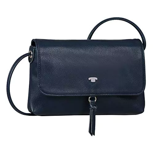 TOM TAILOR bags Luna Damen Umhängetasche Umschlagtasche Klein Blau