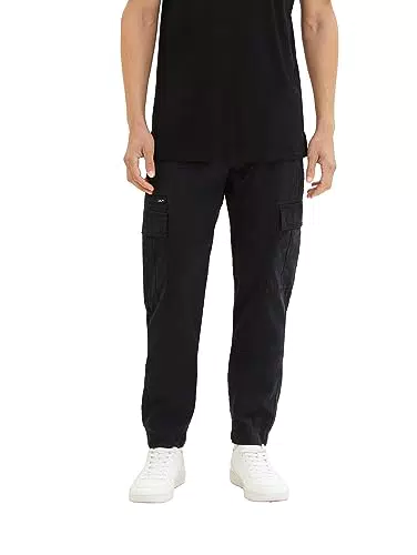 TOM TAILOR Herren 1037550 Regular Fit Cargo Hose aus Baumwolle
