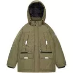 TOM TAILOR Jungen Kinder Parka 1033355, Grün, 152
