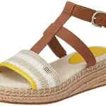 Tommy Hilfiger Damen Espadrilles Feminine Crochet Platform Sandal Stoffschuhe
